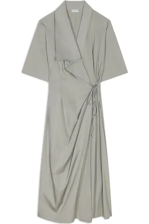 DRIES VAN NOTEN Vestido cruzado drapeado