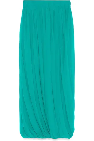 Alberta Ferretti Falda larga de seda