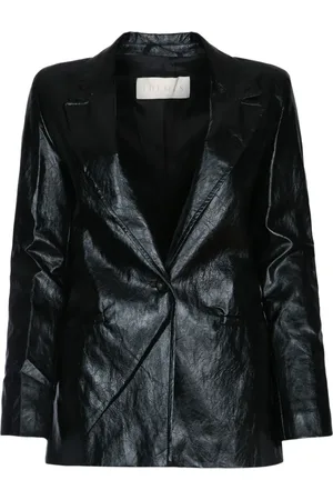 I BLUES Blazer con diseño arrugado