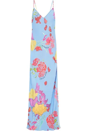 Donde Esteban Slip dress Cielo