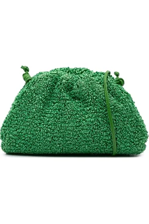 Bottega Veneta Bandolera The Mini Pouch de rafia con diseño de bouclé 2012-2024