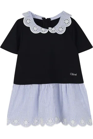 Chloé Vestido con bordado floral