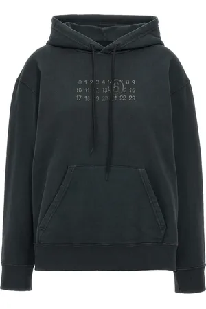 Maison Margiela Sudadera con capucha y números estampados
