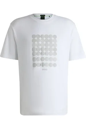 HUGO BOSS Camiseta con estampado geométrico
