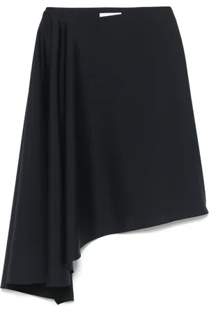 Alexander McQueen Falda midi asimétrica