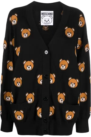 Moschino Cárdigan de punto con motivo Teddy Bear