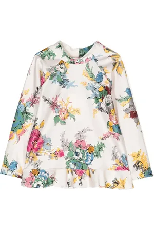 ZIMMERMANN Camisa Clover con ribete de volantes