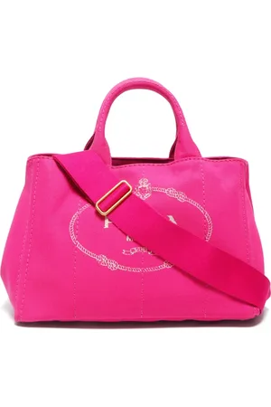 Prada Bolso shopper Canapa Logo 2010-2020