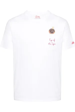 MC2 SAINT BARTH Camiseta con logo bordado