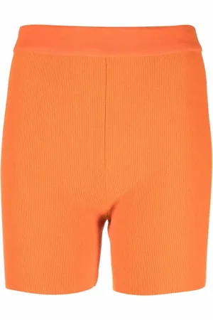 Jacquemus Pantalones cortos biker Le Short Arancia