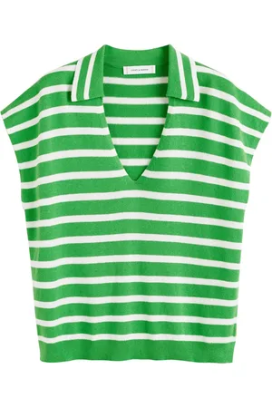 Chinti & Parker Polo de punto a rayas