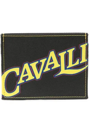 Roberto Cavalli Tarjetero con logo estampado