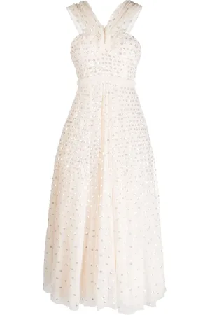 Needle & Thread Vestido largo con lentejuelas