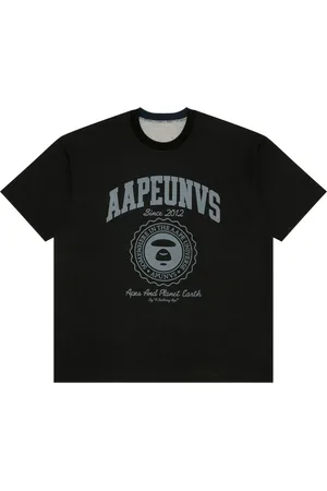 A Bathing Ape Camiseta reversible estampada