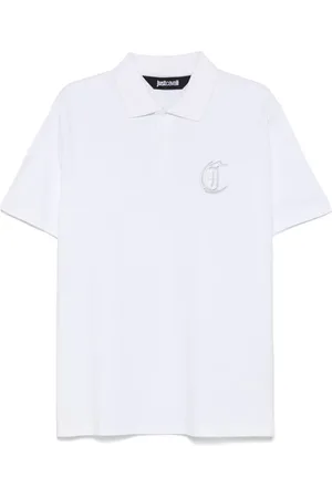 Roberto Cavalli Polo con logo bordado
