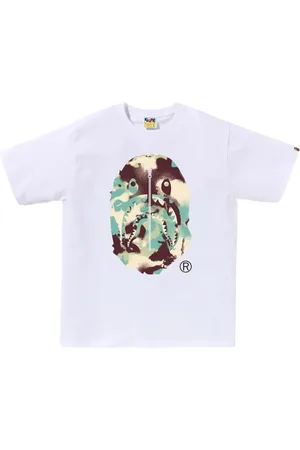 A Bathing Ape Camiseta con motivo militar