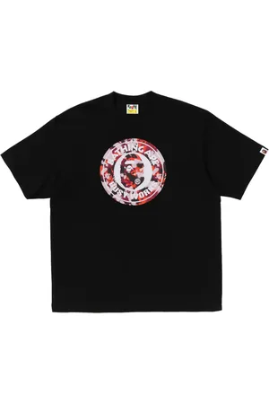 A Bathing Ape Camiseta con motivo militar