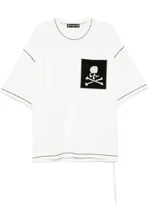 MASTERMIND JAPAN Camiseta con costuras cruzadas