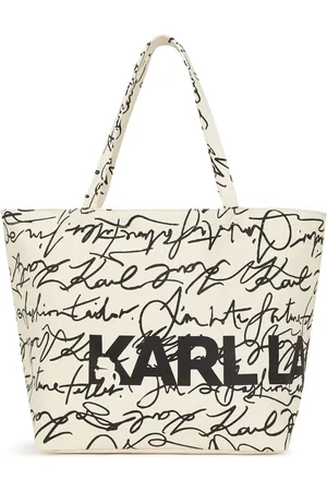 Karl Lagerfeld Bolso shopper con estampado característico