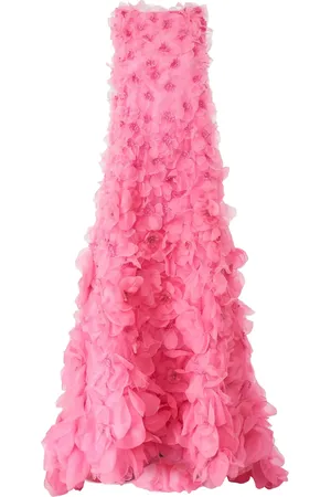 Carolina Herrera Vestido de fiesta con aplique floral