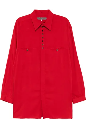 YOHJI YAMAMOTO Camisa con cuello italiano