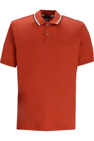 HUGO BOSS Polo con cuello en contraste