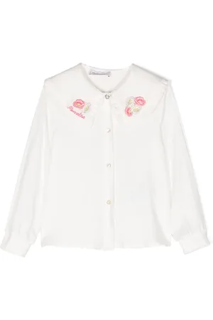 MONNALISA Blusa con bordado floral
