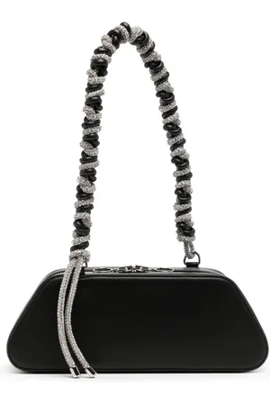 KARA Bolso de hombro con detalles de cristal