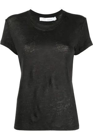 IRO Camiseta con cuello festoneado