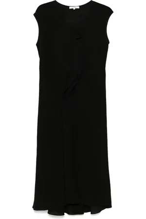 COLOUR 5 POWER Vestido midi con textura slub