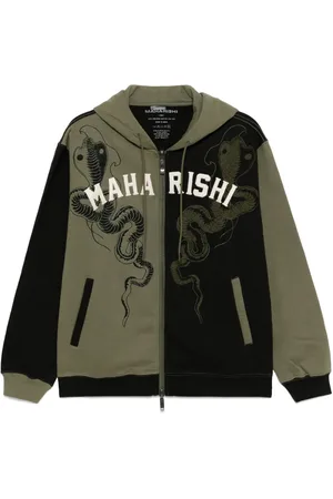 Maharishi Sudadera cobra con capucha y cremallera
