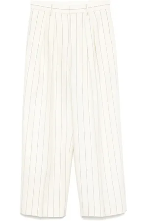 Less Pantalones rectos a rayas