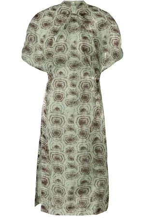 GENNY Vestido midi estampado