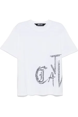 Roberto Cavalli Camiseta con sello del logo