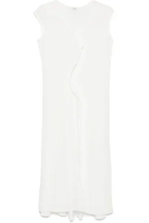 COLOUR 5 POWER Vestido midi con textura slub
