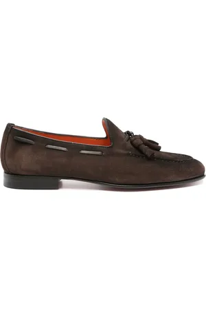 santoni Zapatos náuticos de ante