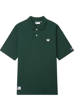 Chocoolate Polo con parche del logo de x Russell Athletic