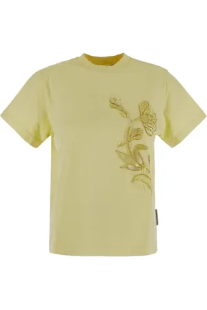 Des Phemmes Camiseta con bordado floral