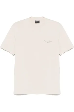 Emporio Armani Camiseta con logo bordado