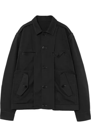 UNDERCOVER Sobrecamisa de mezcla de algodón con botones