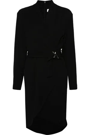 GENNY Vestido midi con placa del logo