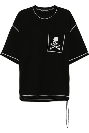 MASTERMIND JAPAN Camiseta con costuras cruzadas