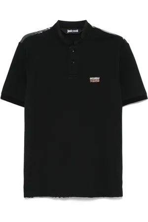 Roberto Cavalli Polo con logo bordado