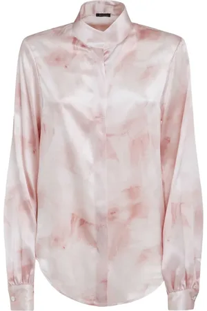 Kiton Camisa estampada de seda