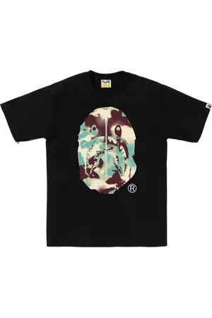 A Bathing Ape Camiseta con motivo militar