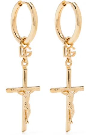 Dolce & Gabbana Pendientes con colgante de cruz