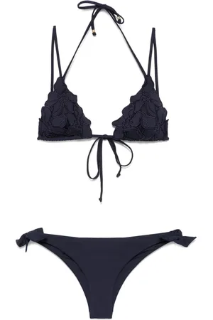 Twin-Set Bikini con aplique floral