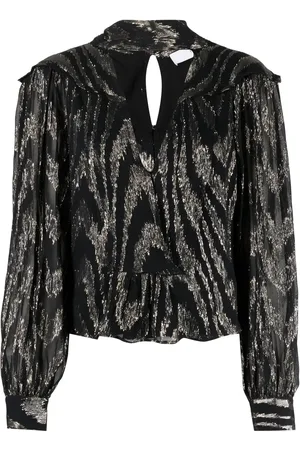 IRO Blusa con motivo brillante