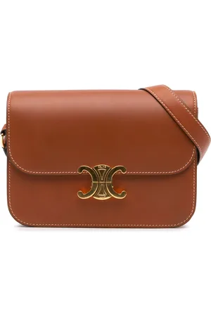 Céline Bandolera Classique Triomphe en piel de becerro brillante 2019