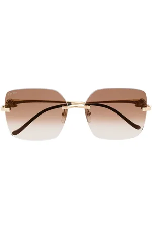 Cartier Gafas de sol con montura cuadrada